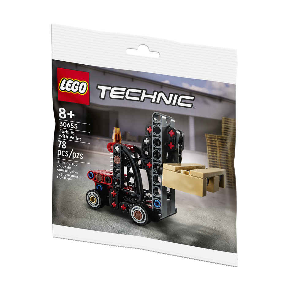Lego Technic Forklift With Pallet Building Kit