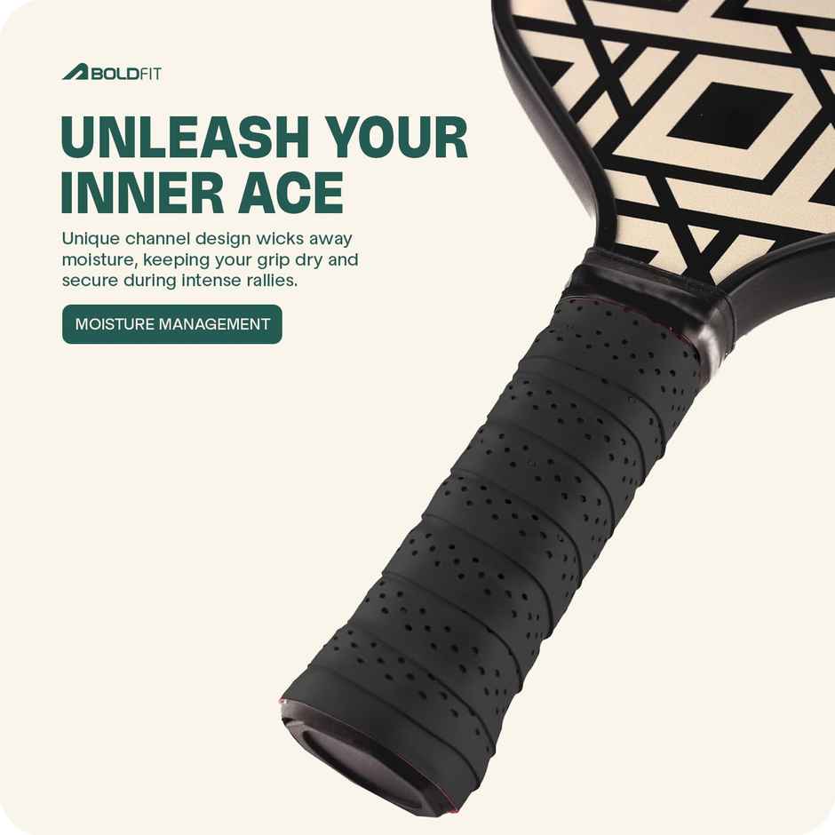 Boldfit Anti Slip Perforated Badminton/Tennis Racket Grip | Pack of 5 | Multicolor