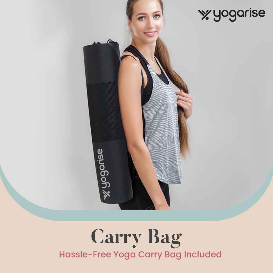 Yogarise 6mm Mandala TPE Yogamat with Bag, Orange