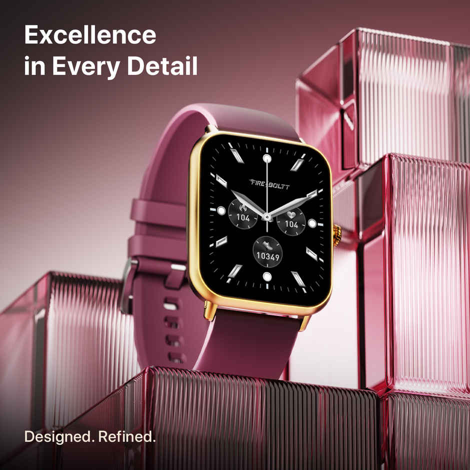 Fire-Boltt Ninja Call Pro Plus 1.83 Tft Bt Calling Smart Watch - Wine New