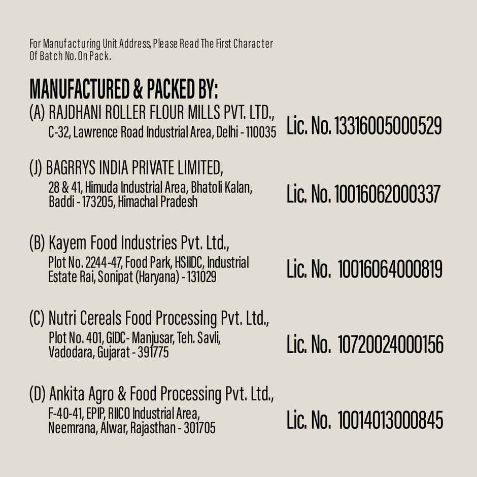 Bagrry's Rolled Oats Jar High Fibre Premium Rolled Oats Protein Rich Breakfast Cereal Wholegrain Breakfast