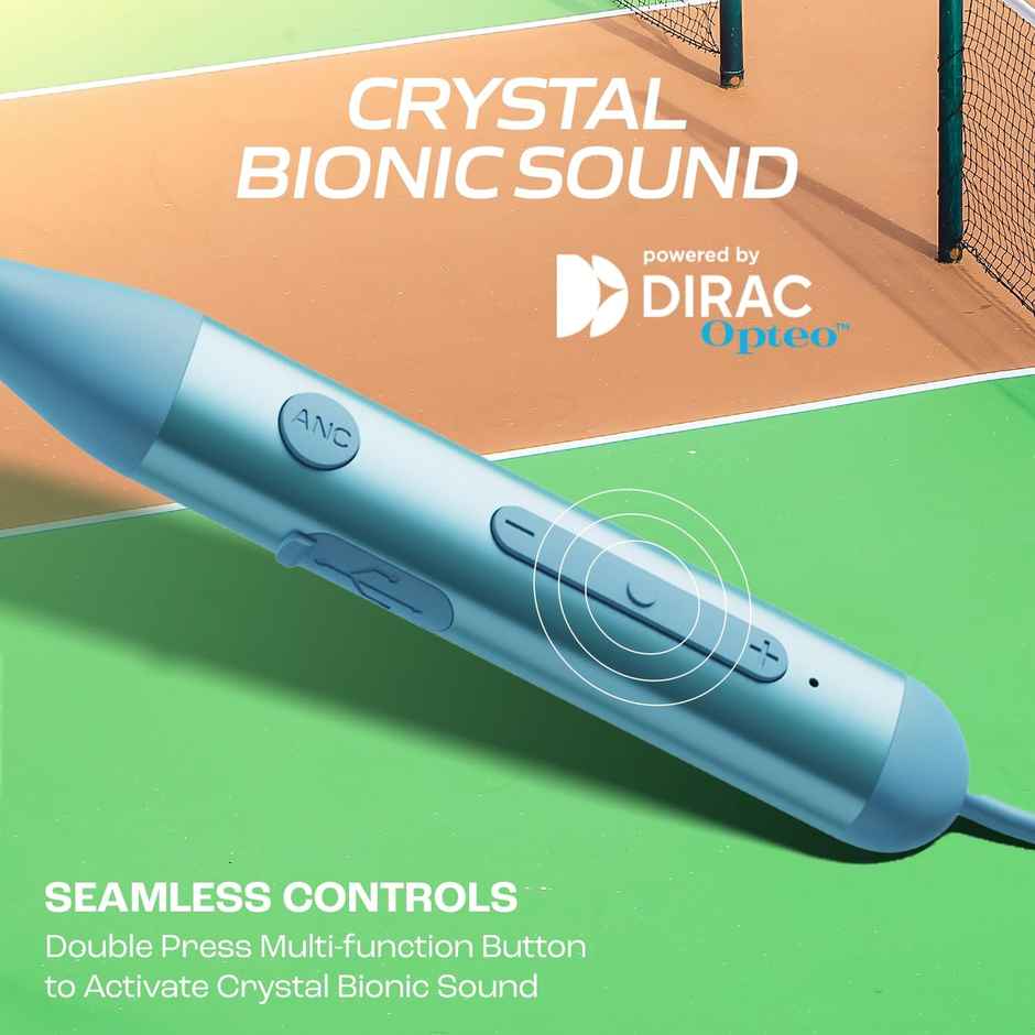 boAt Rockerz 280 ANC w/Crystal Bionic Sound Powered by Dirac Opteo(Oceanic Blue)