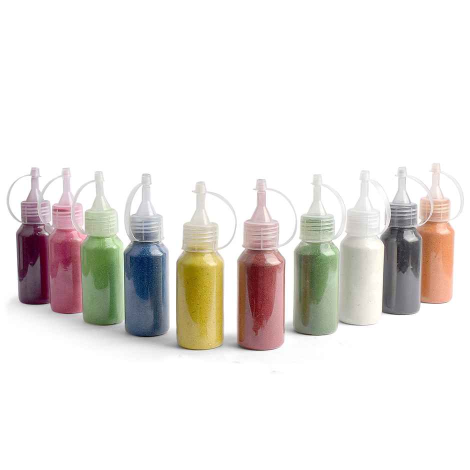 Multicolour Rangoli Bottle | Pack Of 10 | Satvik