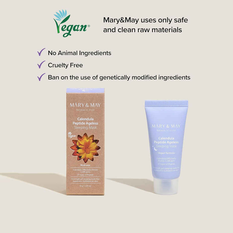 Mary & May Calendula Peptide Ageless Sleeping Mask