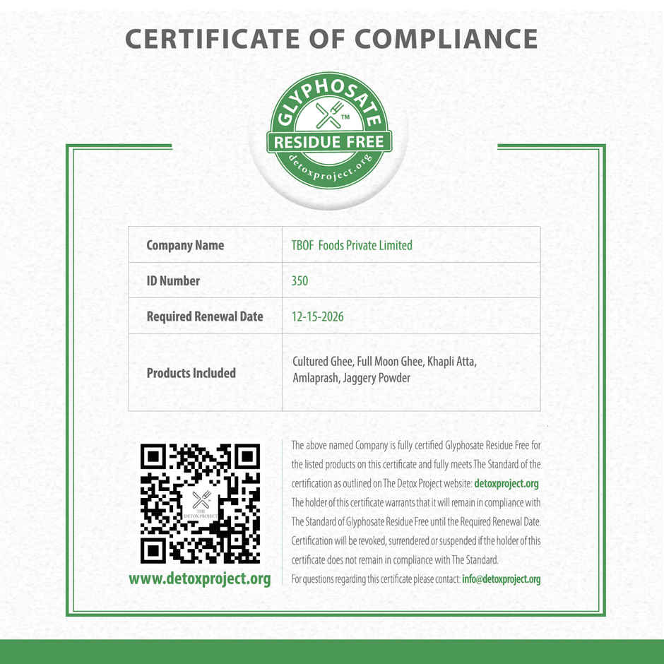 Two Brothers Khapli | Emmer Long Wheat Atta, Stoneground 5 Kg