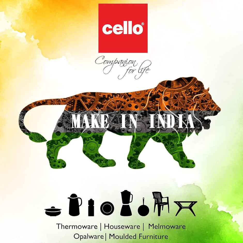 Cello Opalware Dazzle Series Scarlet Bliss Dinner Set, 18 Units