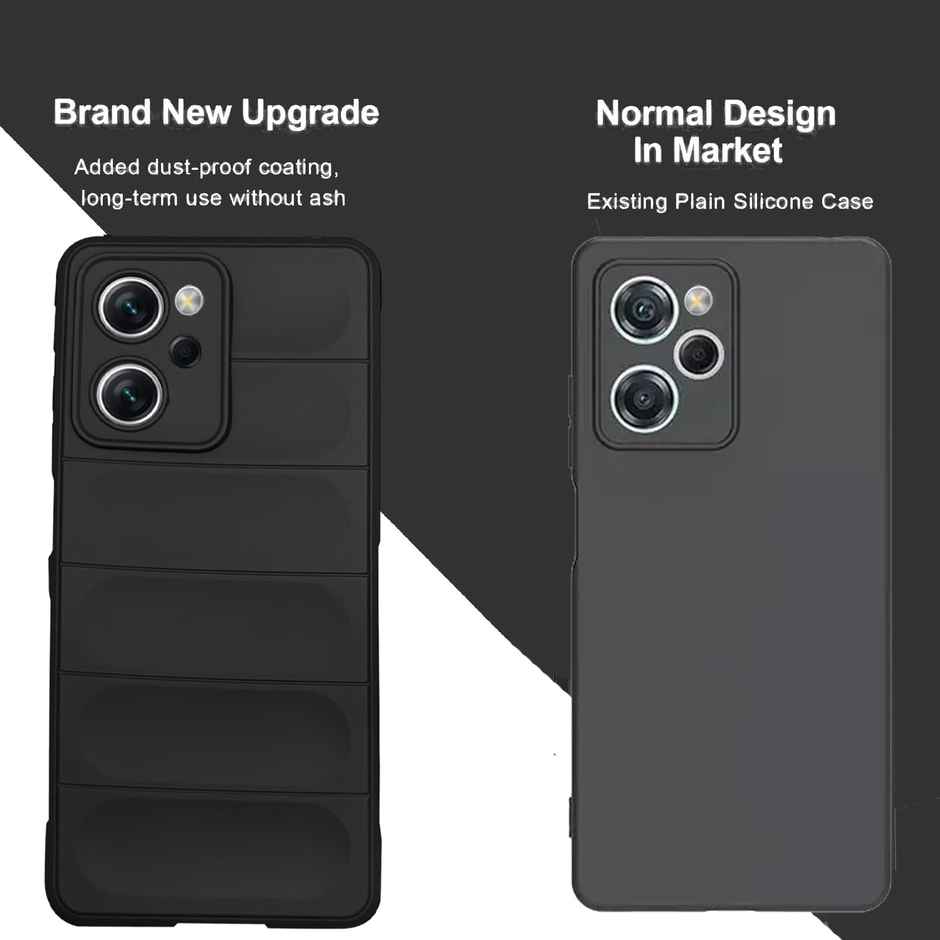 Artistque Case For Mi Redmi 12 4g Back Cover - Liquid Stripe Cover Silicone