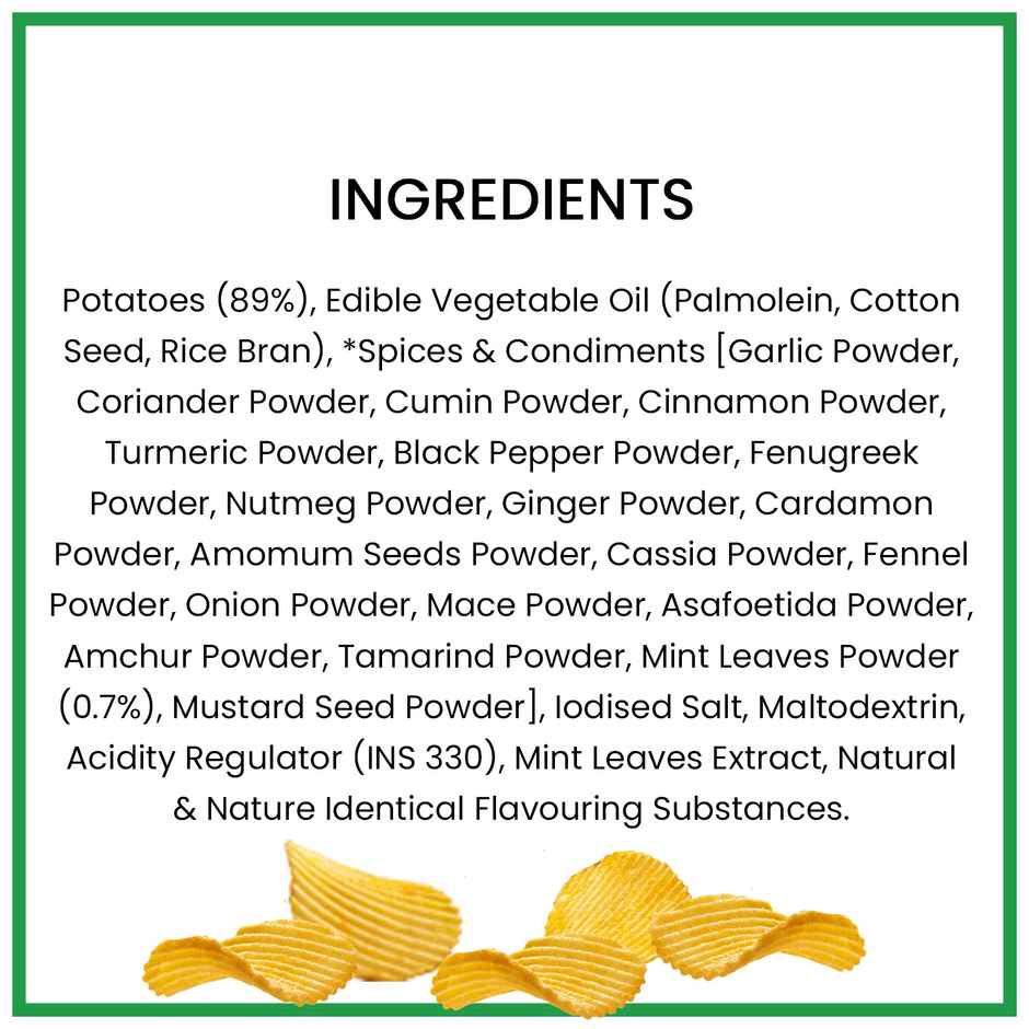 Haldiram's Chips | Pudina Treat | Tangy Mint Flavour