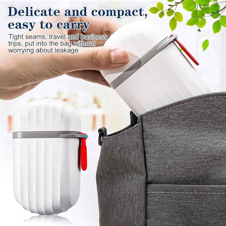 Perpetual Leakproof Travel Soap Case, Waterproof Container with Draining Layer, Pack of 2