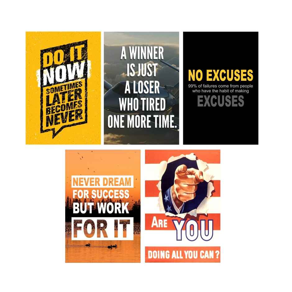 Paper Plane Design Wall Posters For Office Decor | Set of 10 | Size | 12 Inch x 18 Inch | D18