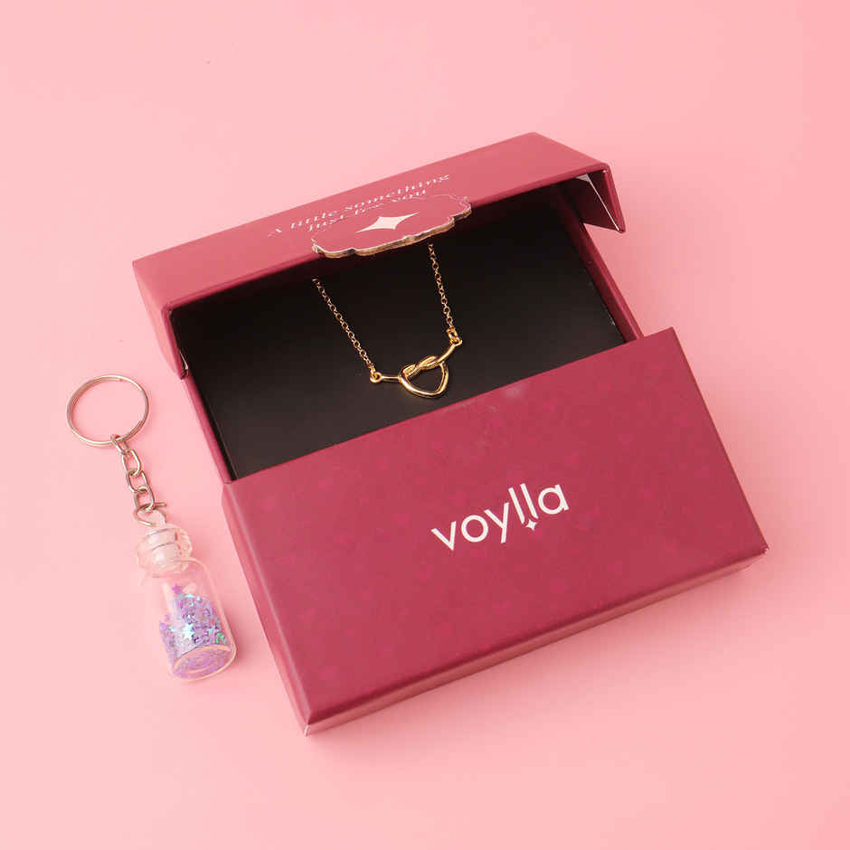 Heart Key Pendant Necklace Gift Box Jewelry Set | Voylla