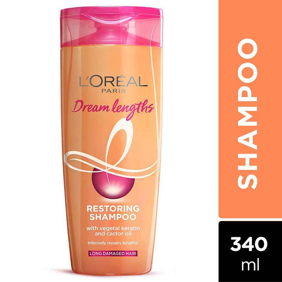 L'Oreal Paris Dream Lengths Shampoo for long,lifeless hair to Nourish and Repair