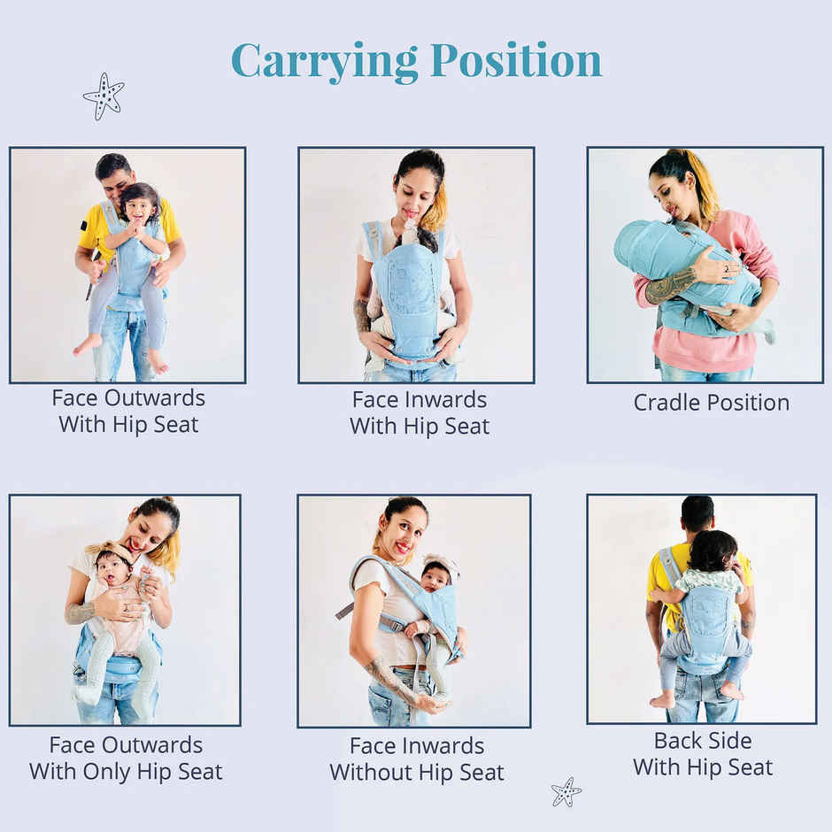 Polka Tots Hip Seat Carrier | Shell Green