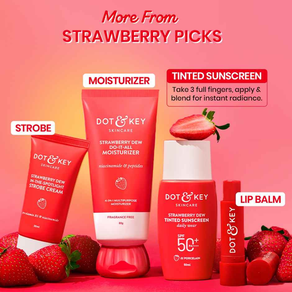 Dot & Key Strawberry Dew Tinted Sunscreen SPF 50+ PA++++ - 01 Porcelain