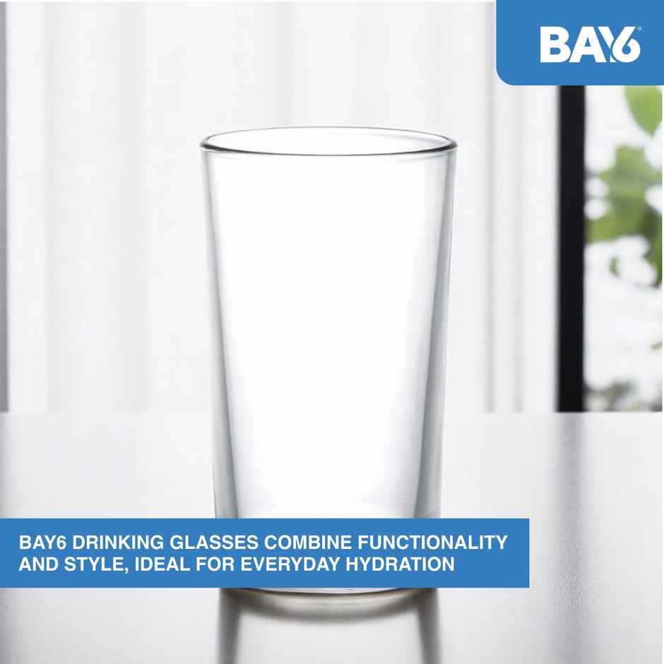 BAY6 Drinking Glass Set 250 ml - (6pc)