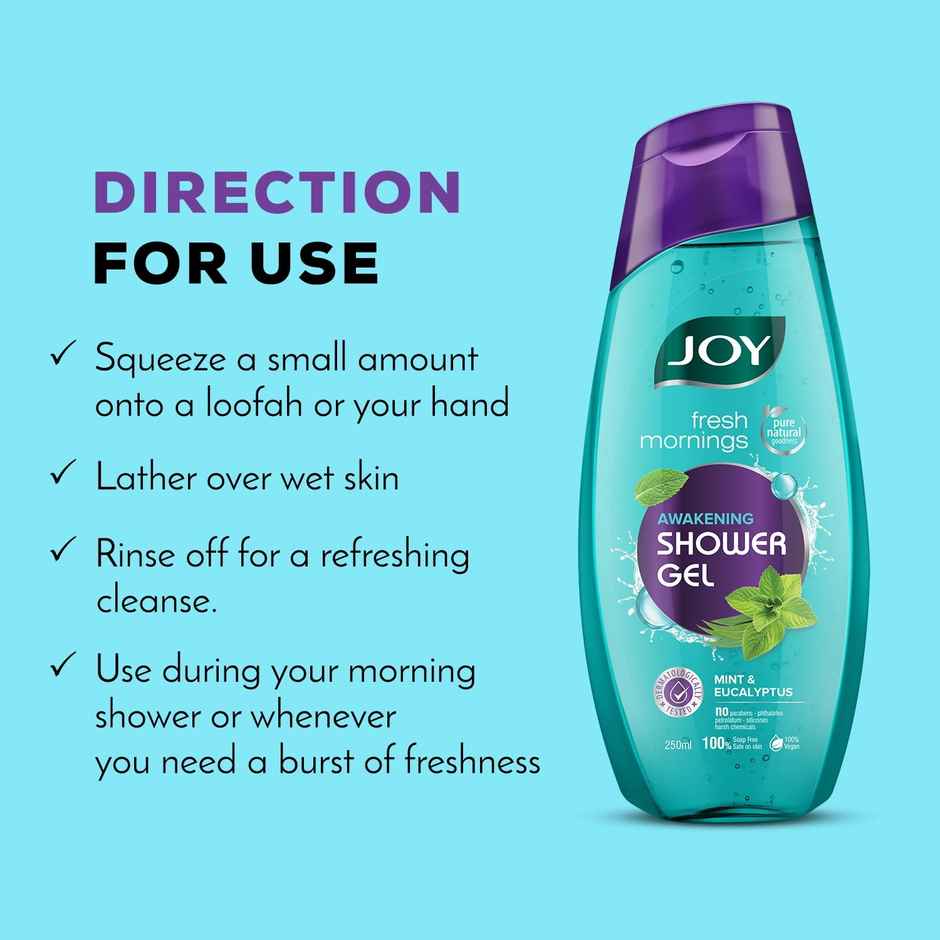 Joy Fresh Morning Awakening Shower Gel Mint & Eucalyptus