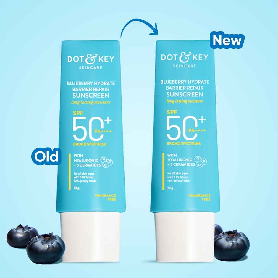 Dot & Key Blueberry Hydrate Barrier Repair Sunscreen SPF 50+, PA++++