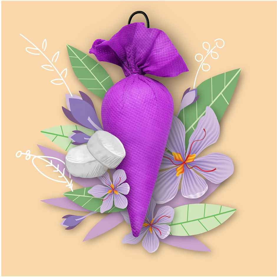 Campure Lavender Giant Camphor Cone Air ,Car, Room Freshener