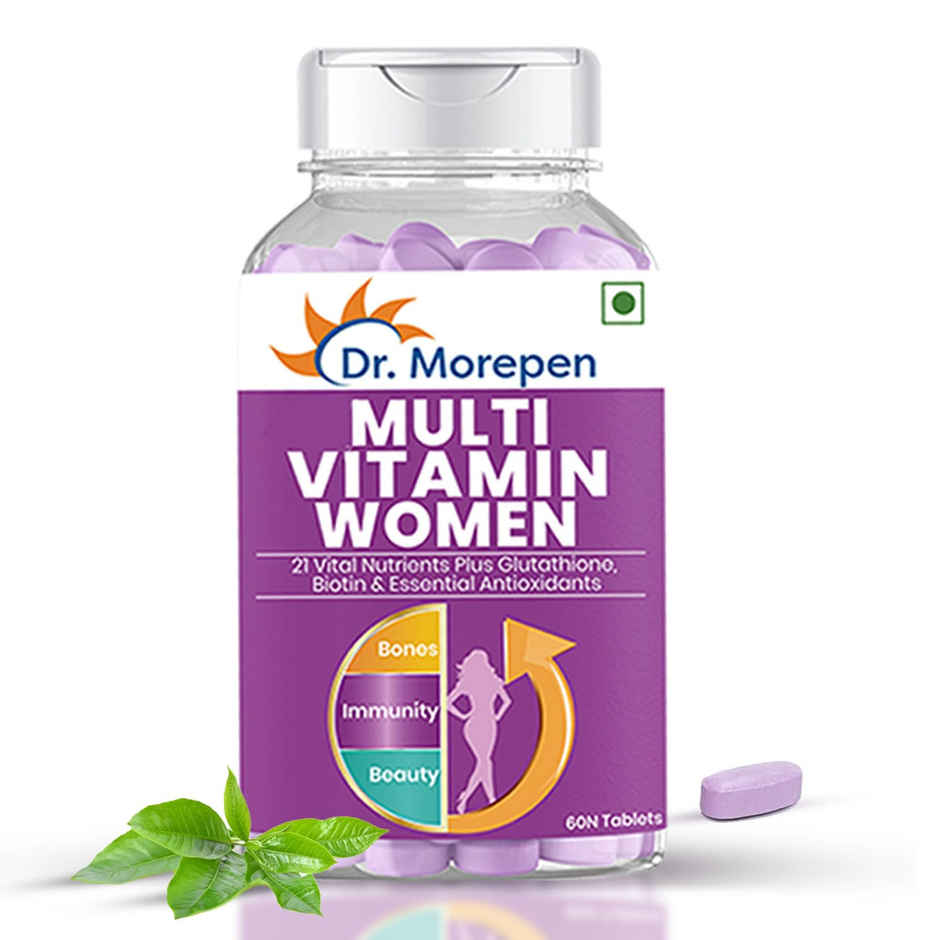 Dr. Morepen Multivitamin for Women with Biotin, Supports Joints & Bone Health