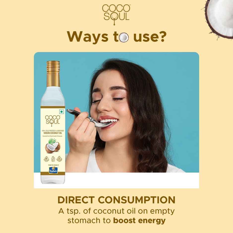 Coco Soul Cold Pressed Natural Virgin Coconut Oil