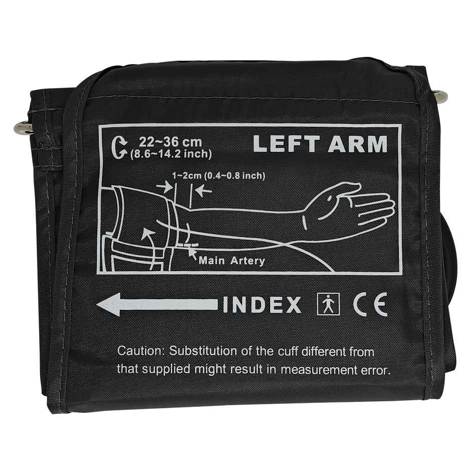 Sahyog Wellness Single Tube Normal Size Blood Pressure Monitor Machine Cuff - Dark Grey