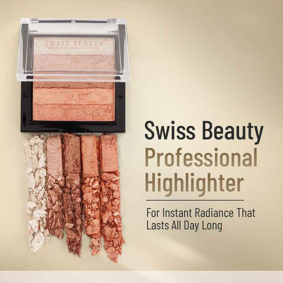 Swiss Beauty Brick Highlighter - Shade 04