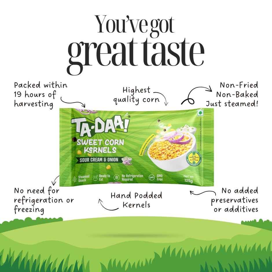 Tadaa Sweet Corn Kernals Sour Cream & Onion