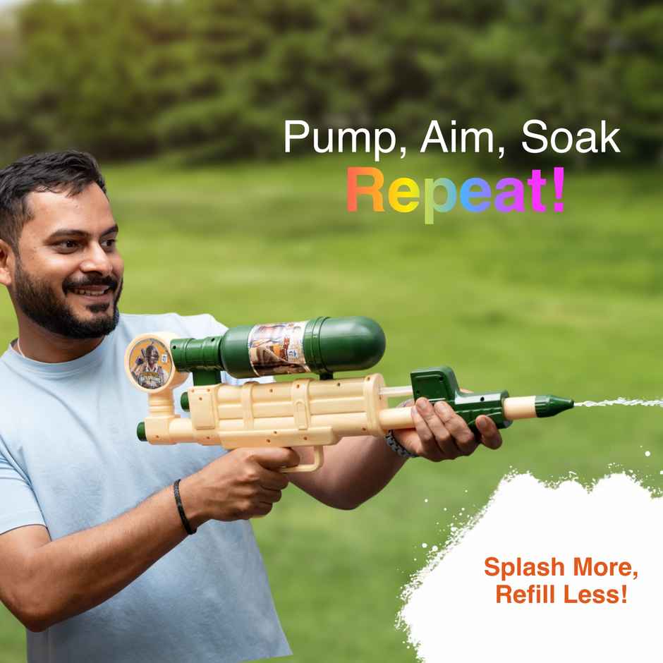 Tom Uncle Big PUBG Holi Pichkari - Assorted