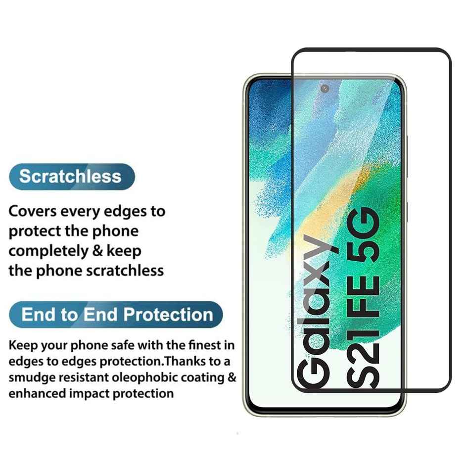 Artistque Tempered Glass for Samsung Galaxy S21 FE Screen Protector Guard
