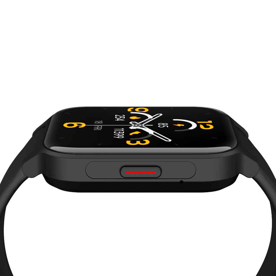 boAt Wave Magma Smartwatch | 1.96" HD Display, 100+ Sports Modes, IP68 Dust & Water Resistance | BT Calling - Charcoal Black