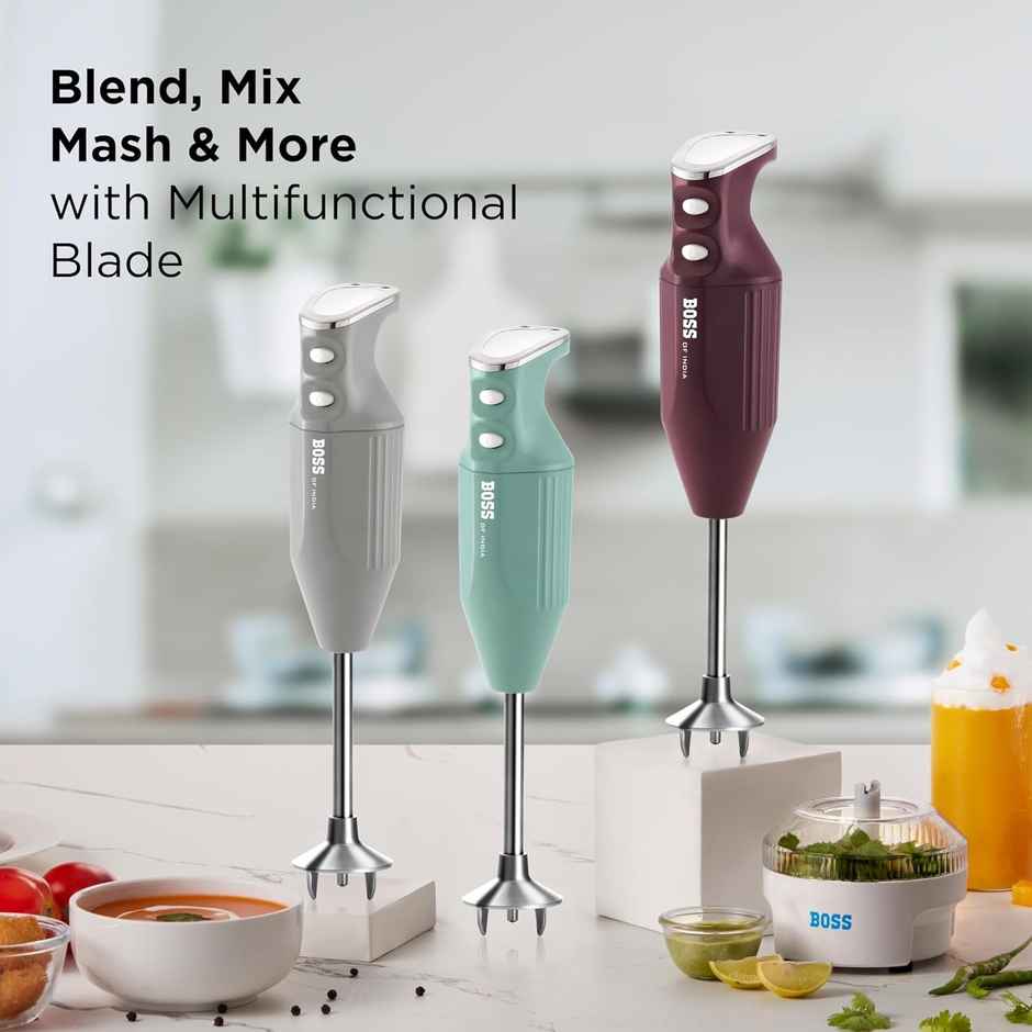 Boss Stainless Steel Big Boss Portable Hand Blender,275W Motor, First In India,275Watts