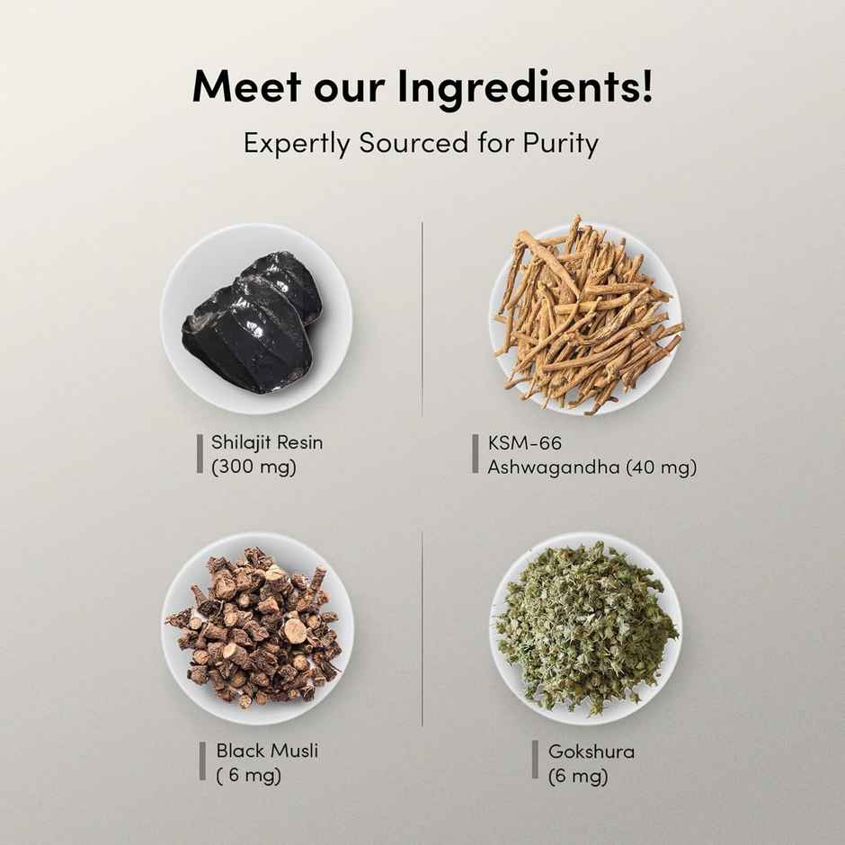 Man Matters Pure Himalayan Shilajit Gummies | Boosts Stamina | Strength | Improves Energy