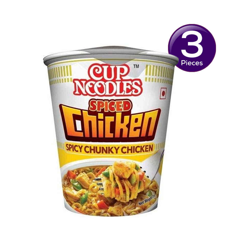 Nissin Cup Noodles Spiced Chicken Cup Combo