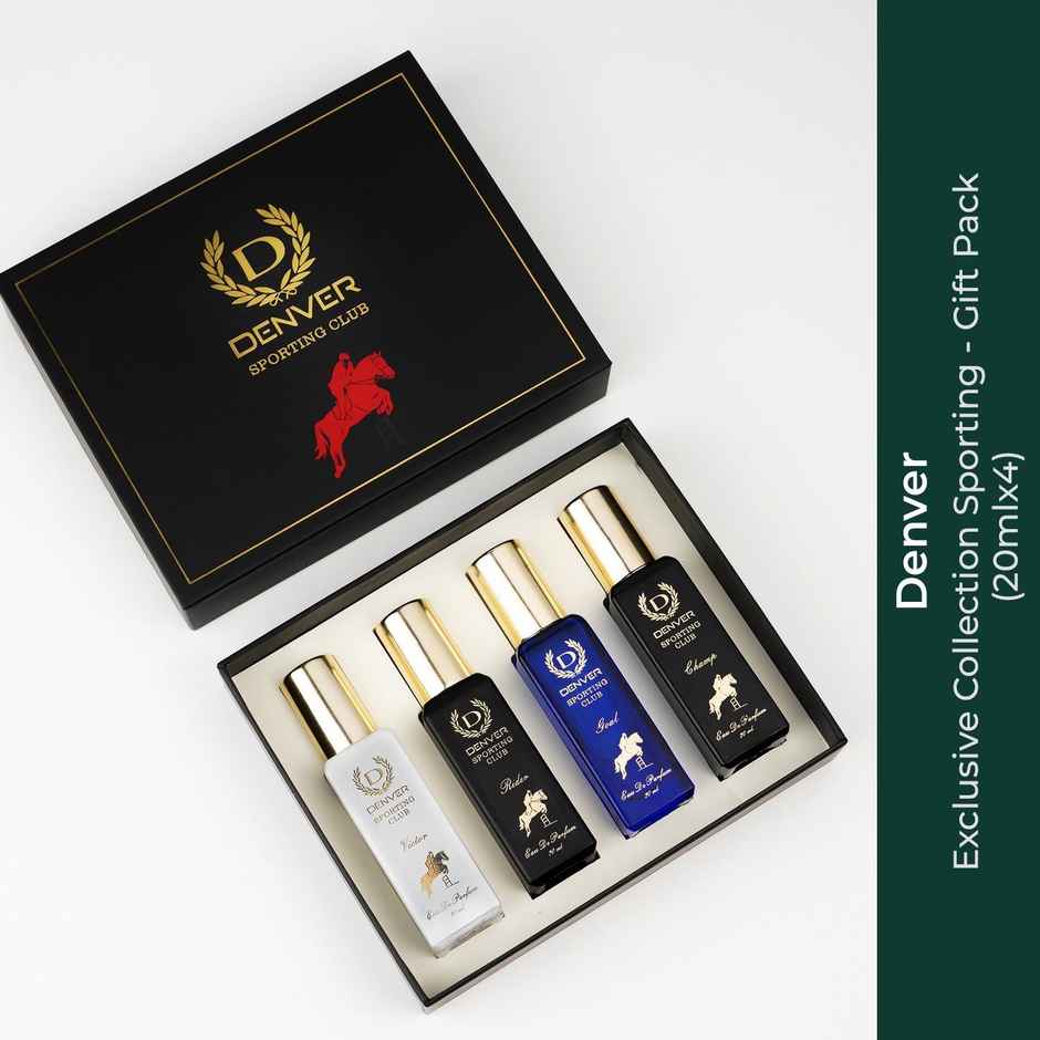 DENVER Sporting Club EDP- SRK's Favorite Luxury Gift Pack Set Eau de Parfum For Men