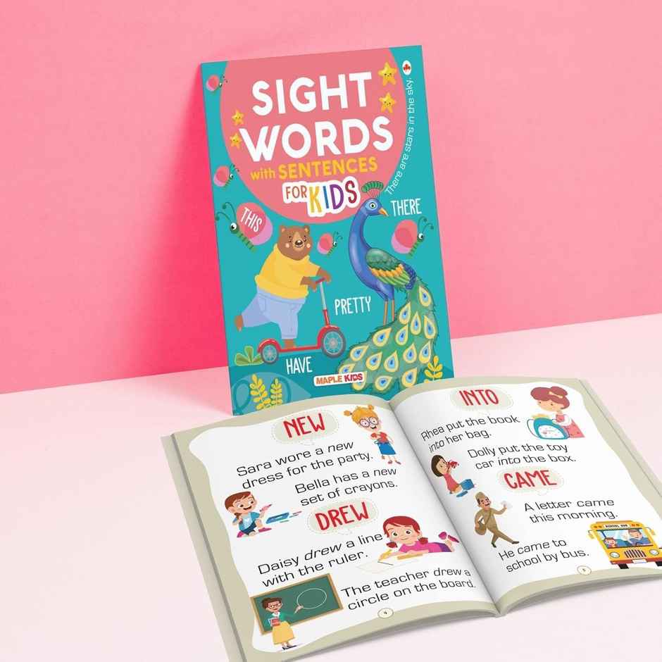 Sight Words and Sentences Book for Kids - Sight Words for Children