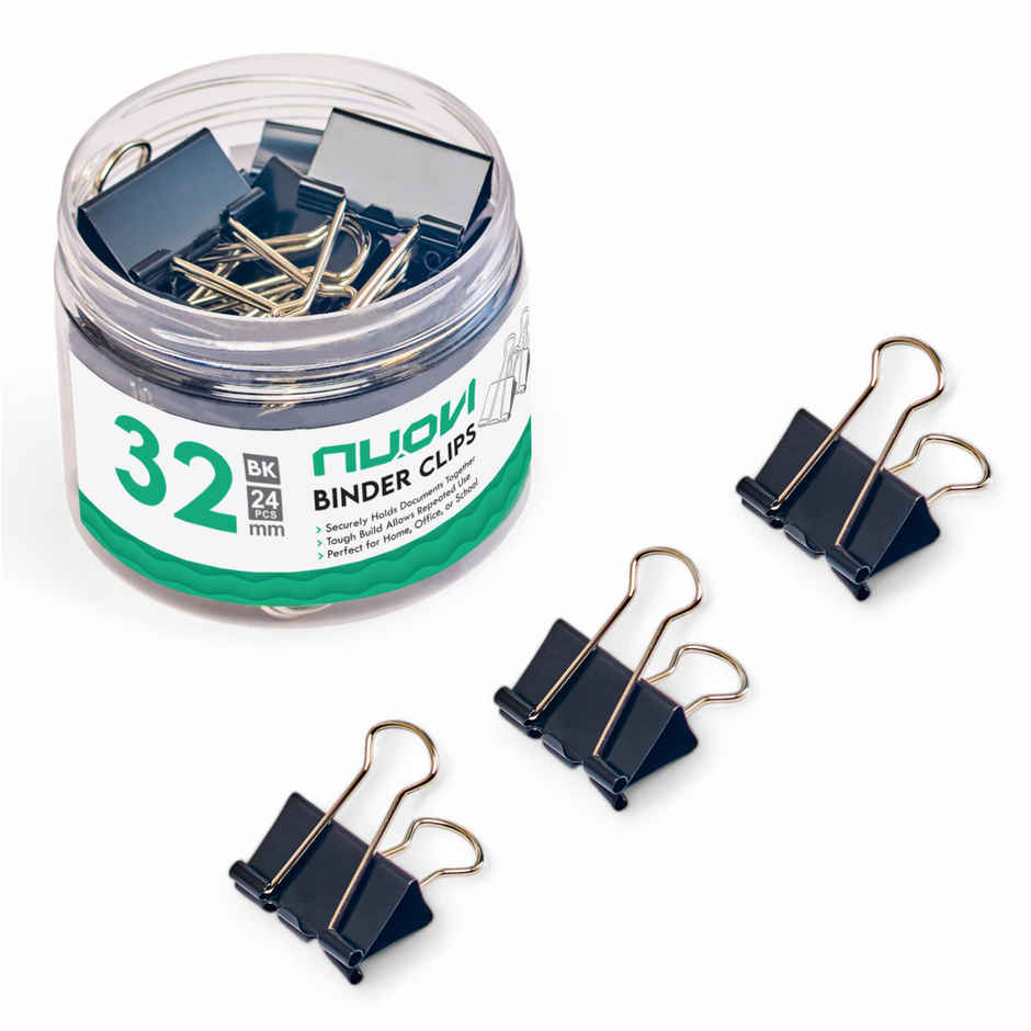 Nuovi Binder Clips | Black - 32 mm