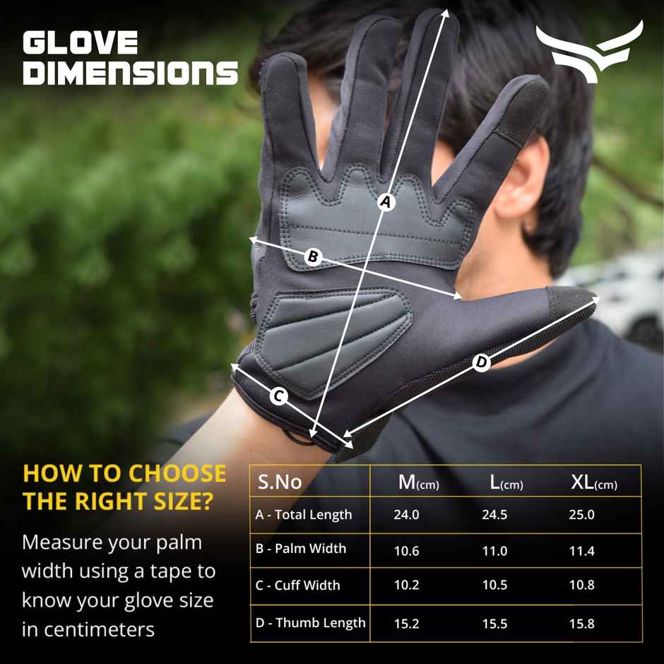 Xtrim Bike Riding Gloves (Black & Red, Large)