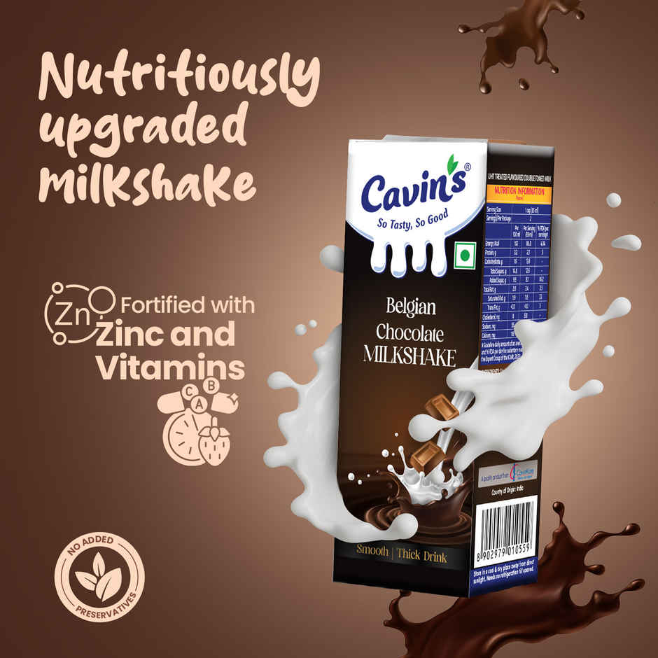 Cavin's Belgian Chocolate Milkshake