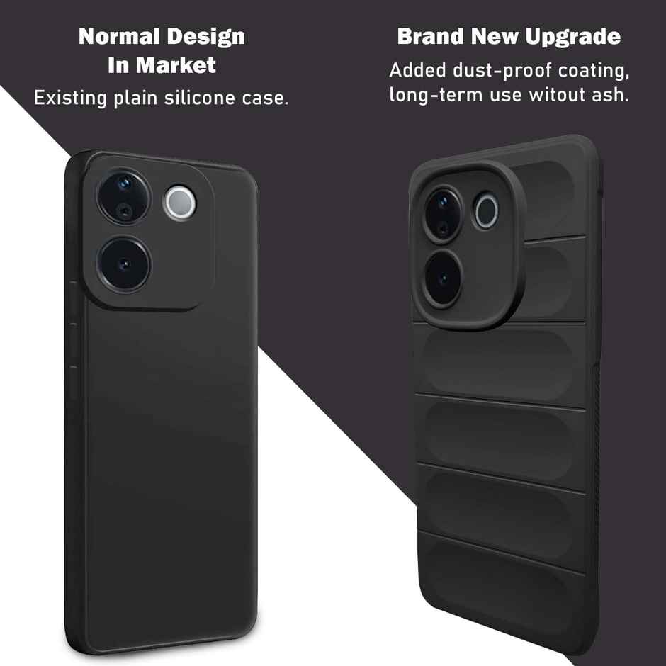 Artistque Case For Vivo T3 Pro 5g / Iqoo Z9s Pro 5g Back Cover | Liquid Stripe Cover Silicone