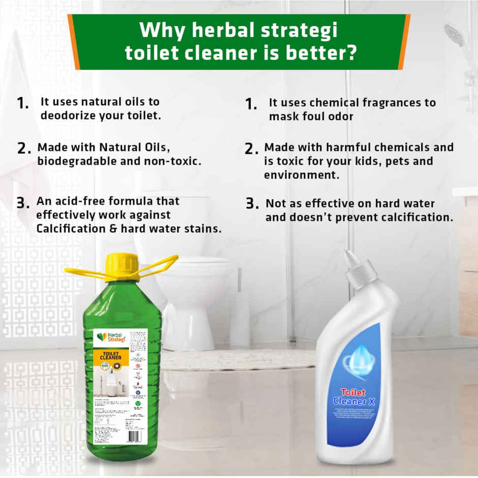 Herbal Strategi Toilet Disinfectant & Cleaner