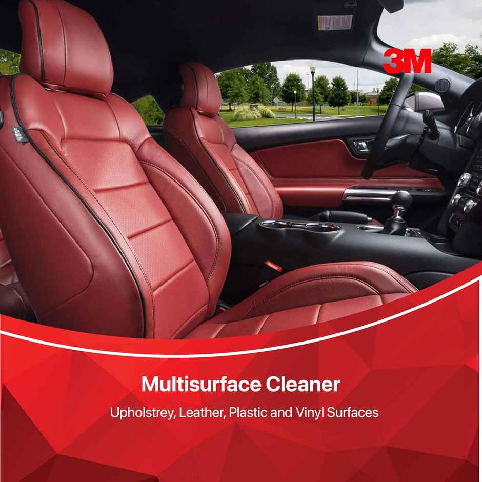 Softspun Microfiber Cleaning Cloths (340 Gsm, 40X40Cm, 2Pc, Grey) (2pc) & Motomax Chain Lube Spray 100 Ml (1pc) & 3M Premium Liquid Wax | Restores Car Paint Gloss And Lustre, Water Repellent | 200 Ml (200ml) & 3M Foaming Car Interior Cleaner | Upholstery & Leather Cleaner | 290 G (290g) Combo