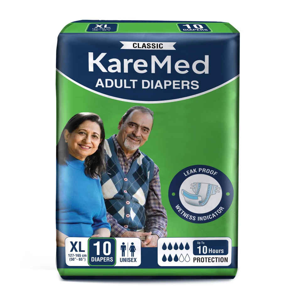 KareIn Classic Adult Diaper (Tape, XL , 125-165 cm)