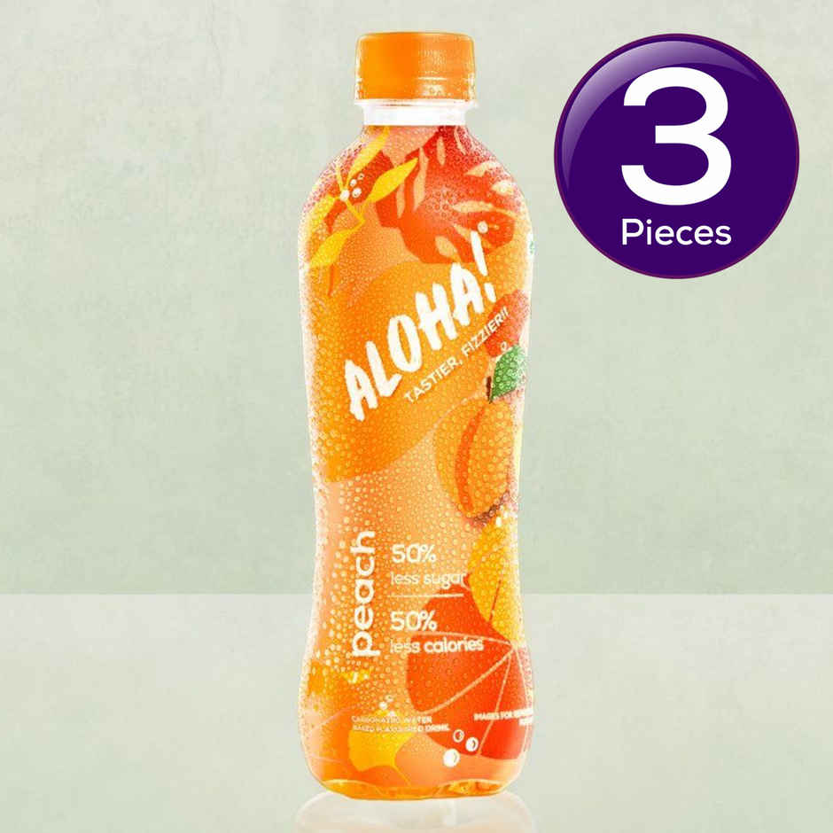 Aloha Peach Flavoured Soft Drink Combo