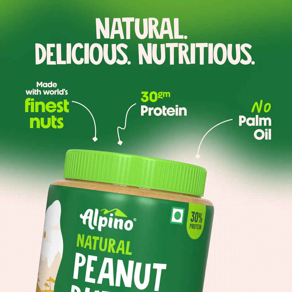 Alpino Natural Peanut Butter Crunch (Unsweetened)