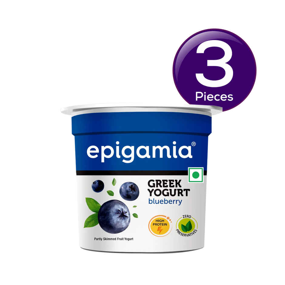 Epigamia Greek Yogurt Blueberry Combo