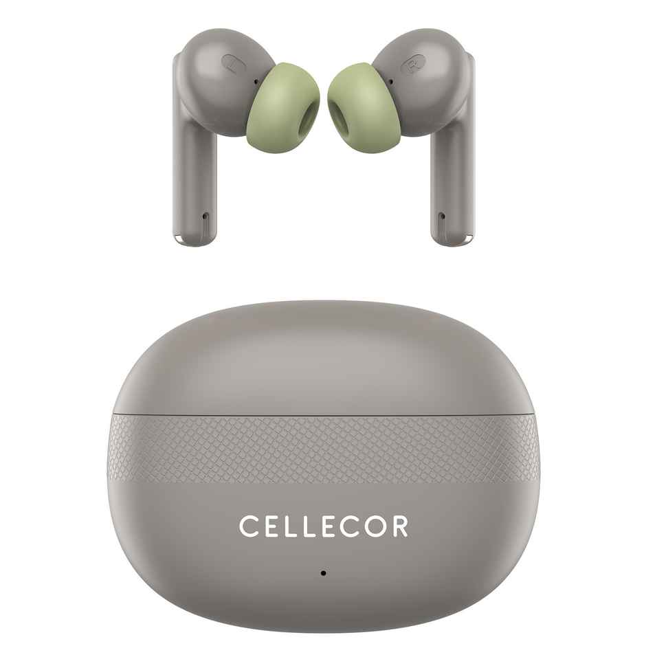 Cellecor Bropods C105 Tune TWS Noise Cancellation 50ms Low Latency Fast Charging - Type-c - Green