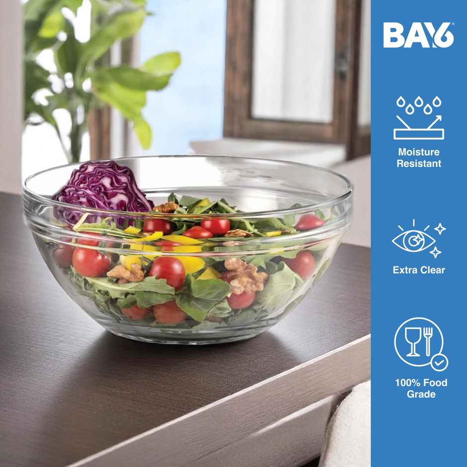 BAY6 Imported Heavy Fruit Bowl - 4000 ml