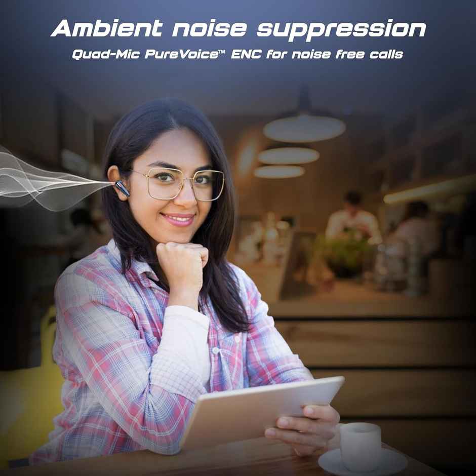 Truke Crystal Bass Earbuds - Cobalt Blue