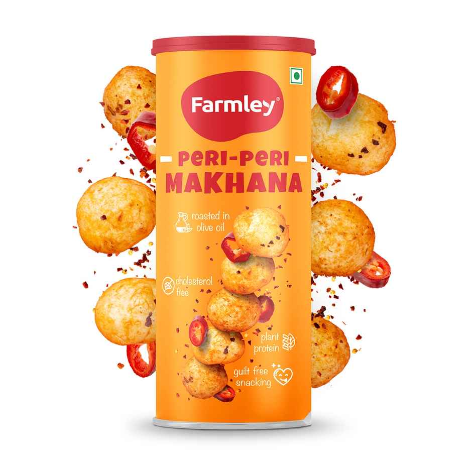 Farmley Peri Peri Makhana Roasted In Olive Oil