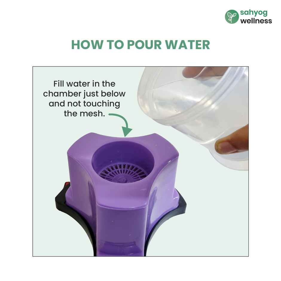 Sahyog Wellness Sturdy Vaporizer Purple